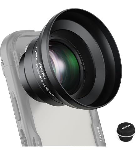 Amazon.co.jp: FotoZ 17mm スレッドレンズ スマホケース 磁気付き